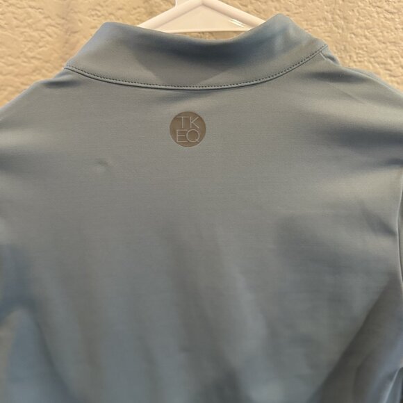 *NWOT* TKEQ 'Quinn' Long Sleeve Shirt in Monaco Equestrian Shirt- Women's XS - Picture 6 of 7